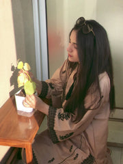 Anaya 2Pc Stitched Cotton Luxury Suit Pakistani Designer