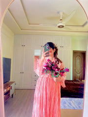 MAH-E-ROOH MAXI 3PCS STITCHED Silk Luxury Stitched Suit