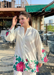 VERONICA 2Pcs Stitched Silk Luxury Suit Pakistani Designer