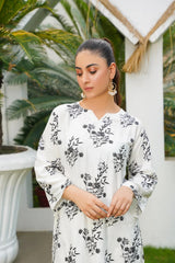 Camellia 2Pcs Stitched Suit Premium Fabric Luxury Pakistani Designer