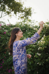 Cliffon 2pc Lawn Luxury Stitched Suit Pakistani Designer