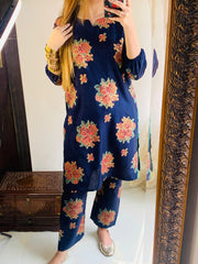 Gulab 2Pcs Stitched Suit Premium Fabric Luxury Pakistani Designer