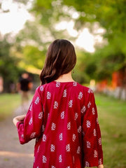 Saleha 2Pcs Stitched Suit Lawn Luxury Pakistani Designer