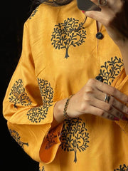 Floral TREE Print 2pc Stitched Premium Fabric Luxury Suit