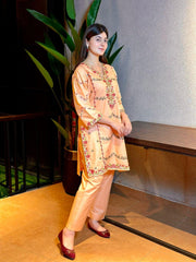 BLOSSOM BREEZE 2PCS Cotton Luxury Stitched Suit Pakistani