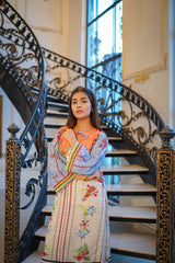 Khalifa 2pc Lawn Luxury Stitched Suit Pakistani Designer