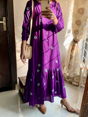 SUNFLOWER MAXI EMBROIDERED Premium Fabric Bridal Maxi Pakistani Designer