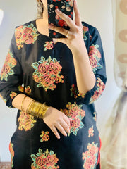 Gulab 2Pcs Stitched Suit Premium Fabric Luxury Pakistani Designer