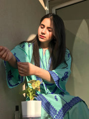 Anaya 2Pc Stitched Cotton Luxury Suit Pakistani Designer