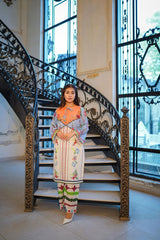 Khalifa 2pc Lawn Luxury Stitched Suit Pakistani Designer