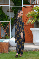 Camellia 2Pcs Stitched Suit Premium Fabric Luxury Pakistani Designer