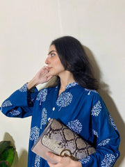 Floral TREE Print 2pc Stitched Premium Fabric Luxury Suit