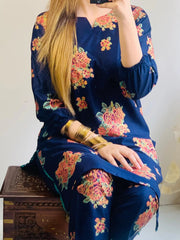 Gulab 2Pcs Stitched Suit Premium Fabric Luxury Pakistani Designer