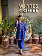 BLOSSOM BREEZE 2PCS Cotton Luxury Stitched Suit Pakistani