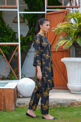 Camellia 2Pcs Stitched Suit Premium Fabric Luxury Pakistani Designer