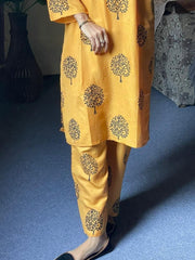 Floral TREE Print 2pc Stitched Premium Fabric Luxury Suit
