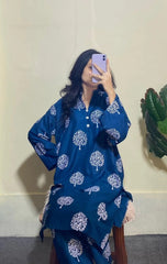 Floral TREE Print 2pc Stitched Premium Fabric Luxury Suit