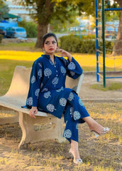 Floral TREE Print 2pc Stitched Premium Fabric Luxury Suit