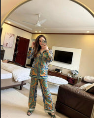 QUEEN 2PC STITCHED Silk Luxury Stitched Suit Pakistani