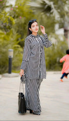 Italian Charlie Digital Printed 2PC STITCHED Silk Luxury