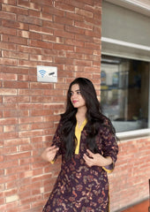 Heba 2PC Premium Fabric Luxury Stitched Suit Pakistani Designer