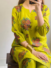 Gulab 2Pcs Stitched Suit Premium Fabric Luxury Pakistani Designer