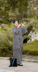 Italian Charlie Digital Printed 2PC STITCHED Silk Luxury