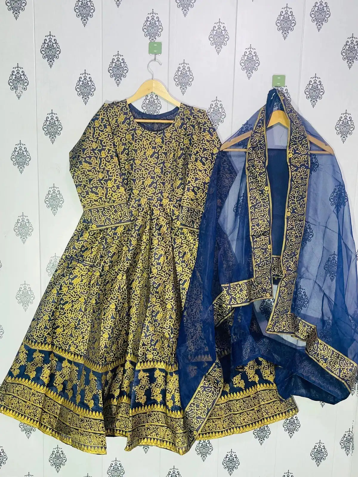 BAAZ STICHED 3PCS Silk Luxury Stitched Suit Pakistani