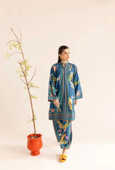 Azure Digital Printed 2pc Lawn Luxury Stitched Suit