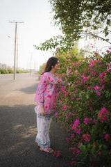 Almira 2pc Lawn Luxury Stitched Suit Pakistani Designer