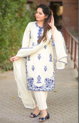 Kaddi Net 2Pcs Stitched Luxury Suit Pakistani Designer