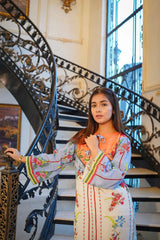 Khalifa 2pc Lawn Luxury Stitched Suit Pakistani Designer