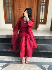 Varda ( Farshi Shalwar ) Silk Luxury Stitched