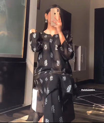 Saleha 2Pcs Stitched Suit Lawn Luxury Pakistani Designer