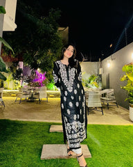 Embroidery Kurti (Indian Chicken Kari) Premium Fabric Luxury Stitched