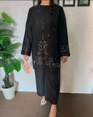 Jenifer Embroided 2Pcs Stitched Premium Fabric Luxury Suit Pakistani