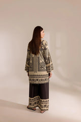 Nurah Co-Ords Crepe Luxury Stitched Suit Pakistani Designer