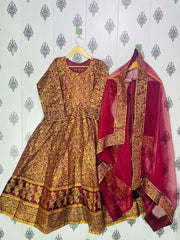 BAAZ STICHED 3PCS Silk Luxury Stitched Suit Pakistani