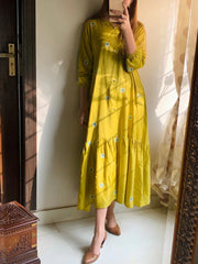 SUNFLOWER MAXI EMBROIDERED Premium Fabric Bridal Maxi Pakistani Designer