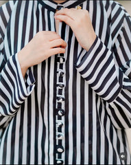 Italian Charlie Digital Printed 2PC STITCHED Silk Luxury