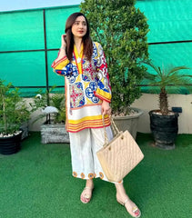 MASA-KALI VALVET 2PC Premium Fabric Luxury Stitched Suit Pakistani