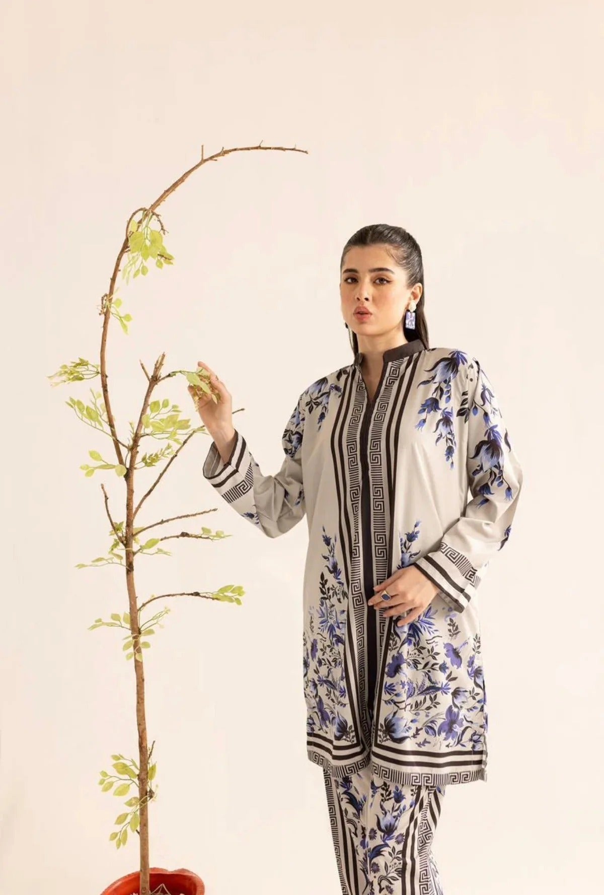 Amber Digital Printed 2pc Lawn Luxury Stitched Suit