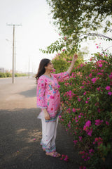 Almira 2pc Lawn Luxury Stitched Suit Pakistani Designer