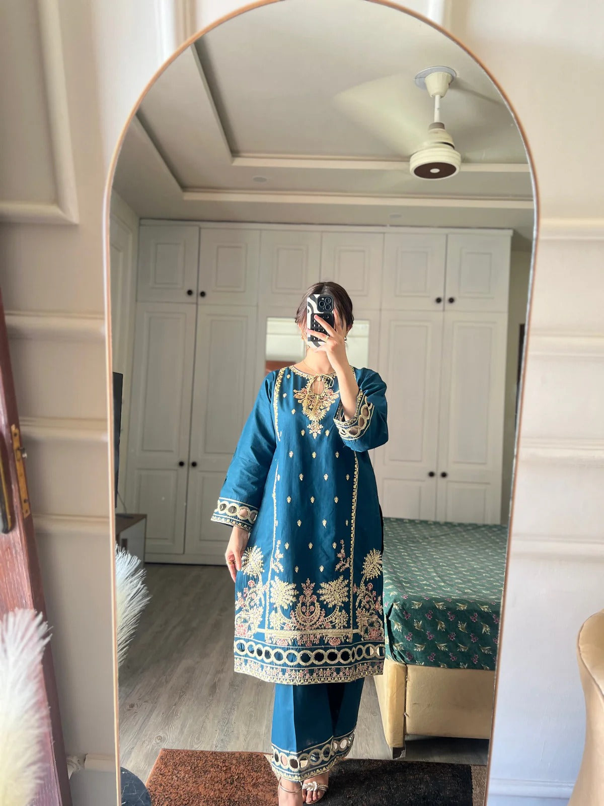 Lyra 2pc Cotton Luxury Stitched Suit Pakistani Designer