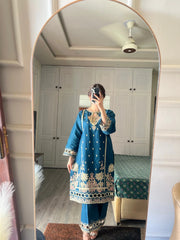 Lyra 2pc Cotton Luxury Stitched Suit Pakistani Designer