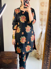 Gulab 2Pcs Stitched Suit Premium Fabric Luxury Pakistani Designer