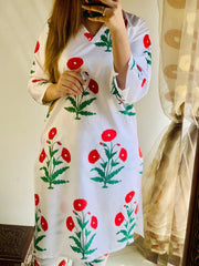 Saphire 2Pcs Stitched Suit Premium Fabric Luxury Pakistani Designer