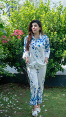 Aura Crepe Luxury Stitched Suit Pakistani Designer
