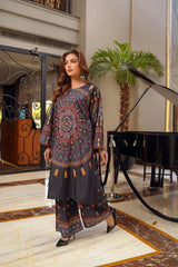 Khaddi Black (Stitched 2 Pcs) Lawn Luxury Stitched
