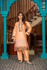 BELLE STICHED 2PCS Lawn Luxury Stitched Suit Pakistani